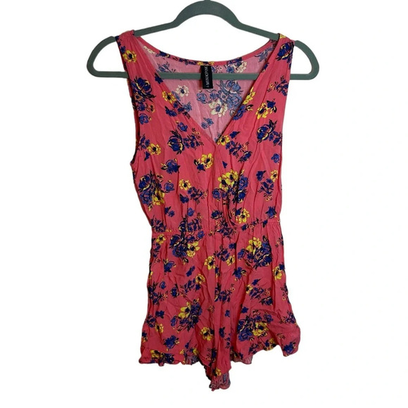 MINKPINK FLORAL ROMPER - Picture 1 of 4